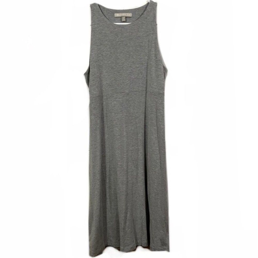 Athleta Grey Sleeveless Athletic Maxi Dress